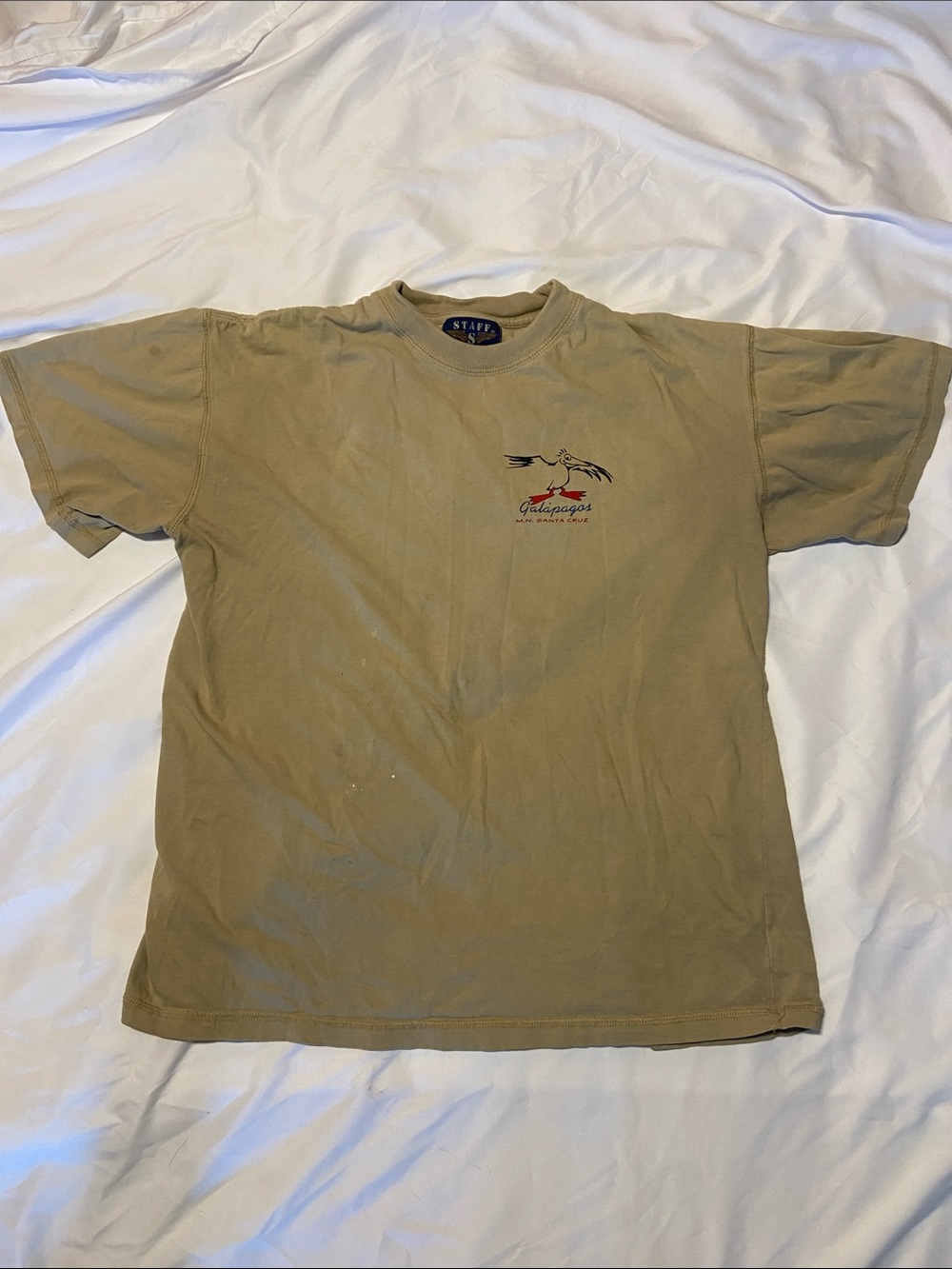 Vintage Staff S Galapagos Tan Tee